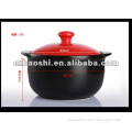 3.5L Heat-resistant Natural Ceramic cooking pot with LFGB certificate